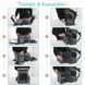 Расширяемый рюкзак для домашних животных Voyager Pet VB16007T, Черный, 40х26х33 см