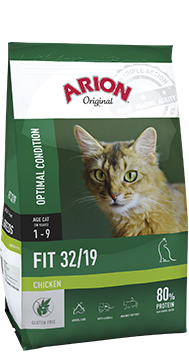ARION Adult Cat Fit 32/19 Chicken 7,5 кг
