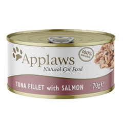 Консервований корм для котів Applaws Tuna Fillet and Salmon з тунцем і лососем, 70 г