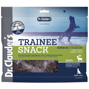 Лакомство для собак Dr.Clauder's Trainee Snack Venison с олениной, оленина, 500 г