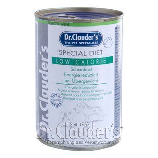 Низькокалорійний вологий дієтичний корм для собак Dr.Clauder's Special Diet Low Calorie, 400 г