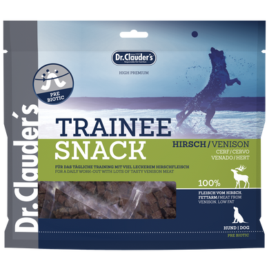 Ласощі для собак Dr.Clauder's Trainee Snack Venison з олениною, оленина, 500 г