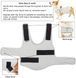 Заспокійливий жилет для собак WanTalk Dog Anxiety Jacket, Light Grey, 38 см, 56-88 см, 50-63 см, XL