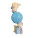 Жувальна іграшка для собак Derby Candy ball with paws and cotton rope, Блакитний