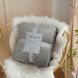 Плед для домашних животных Soft Warm Fluffy Pet Blanket, серый, 60х80 см