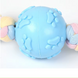 Жувальна іграшка для собак Derby Candy ball with paws and cotton rope, Блакитний