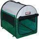 М'яка клітка-переноска для собак SENFUL Pet Soft Crate SDT3008 Green з флісовим килимком та чохлом, 70х51х58,5 см
