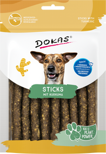 Ласощі для собак Dokas Sticks з куркумою, 105 г