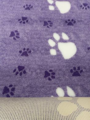 Міцний килимок Vetbed Big Paws фіолетовий, 80х100 см