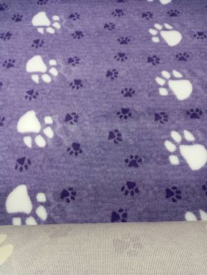 Прочный коврик Vetbed Big Paws фиолетовый, 80х100 см