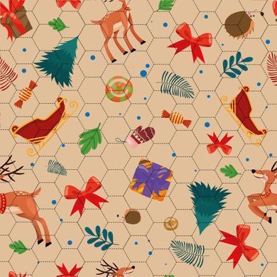 Многоразовая пеленка Pelushka New Year, 40х50 см