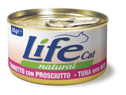 Консерва для котов LifeNatural Тунец с куриной ветчиной, 85 г, 85 г